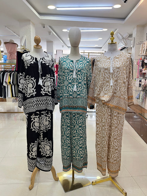 Summer Cotton Printed Co-Ord Sets